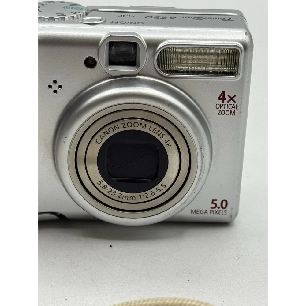 Canon PowerShot A530 5.0MP Compact Digital Camera For Parts or Repair Ships Fast